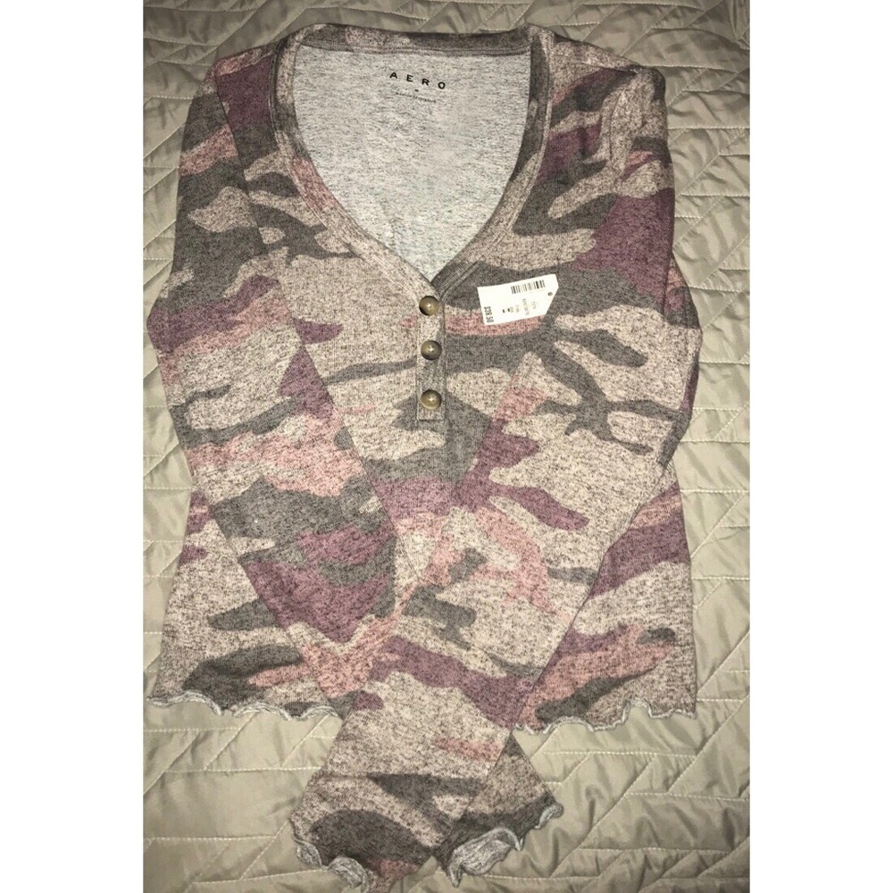 Pink camo long sleeve